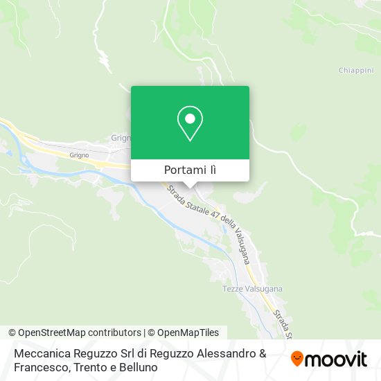 Mappa Meccanica Reguzzo Srl di Reguzzo Alessandro & Francesco