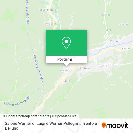 Mappa Salone Werner di Luigi e Werner Pellegrini