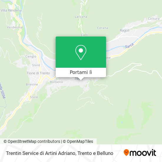 Mappa Trentin Service di Artini Adriano