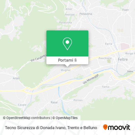 Mappa Tecno Sicurezza di Donada Ivano