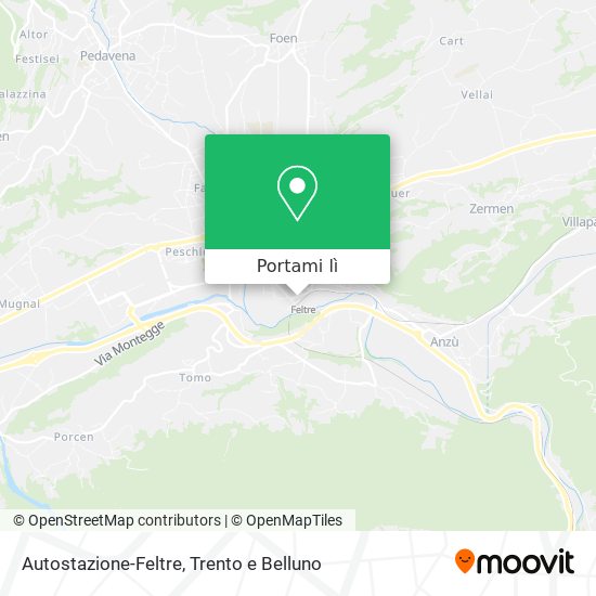 Mappa Autostazione-Feltre