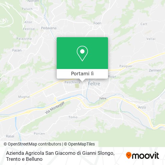 Mappa Azienda Agricola San Giacomo di Gianni Slongo