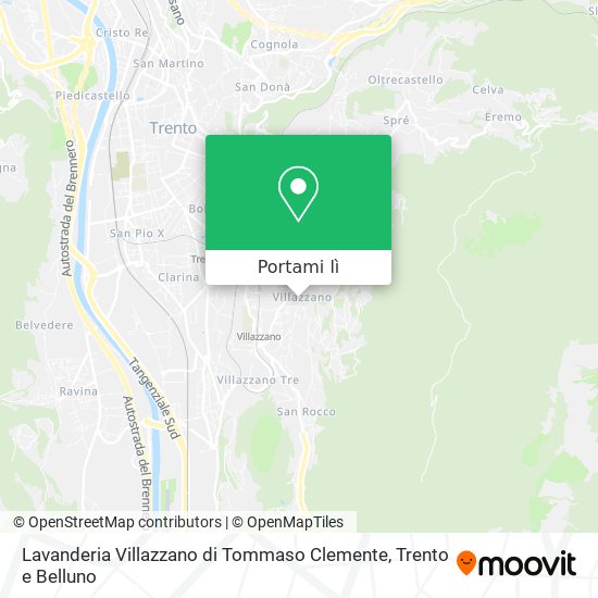 Mappa Lavanderia Villazzano di Tommaso Clemente