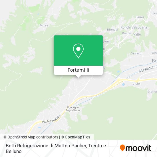 Mappa Betti Refrigerazione di Matteo Pacher