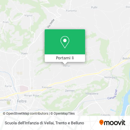 Mappa Scuola dell'Infanzia di Vellai
