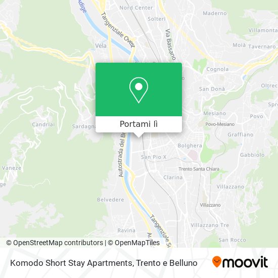 Mappa Komodo Short Stay Apartments