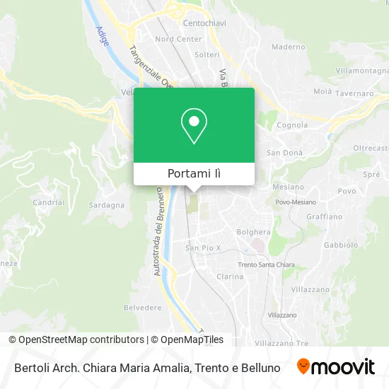 Mappa Bertoli Arch. Chiara Maria Amalia