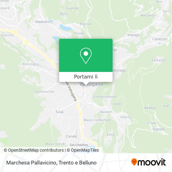 Mappa Marchesa Pallavicino
