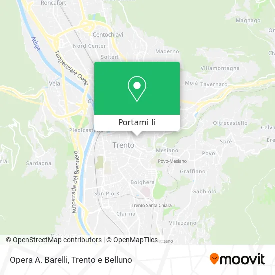 Mappa Opera A. Barelli