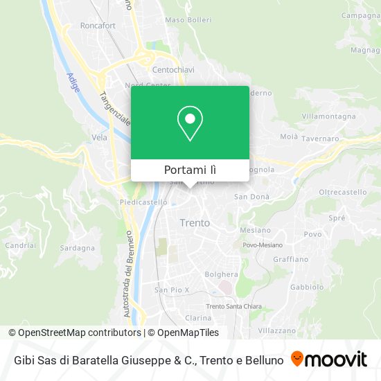 Mappa Gibi Sas di Baratella Giuseppe & C.