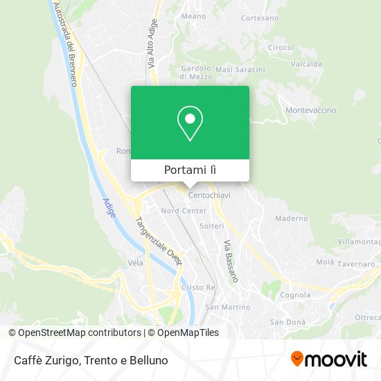 Mappa Caffè Zurigo