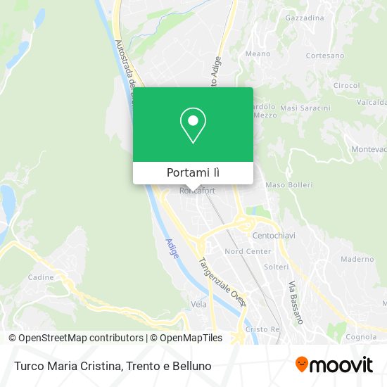 Mappa Turco Maria Cristina