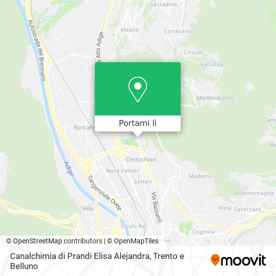 Mappa Canalchimia di Prandi Elisa Alejandra