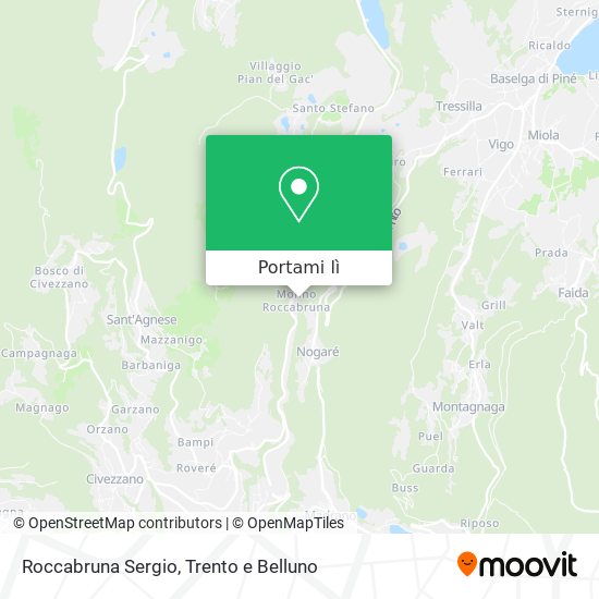 Mappa Roccabruna Sergio