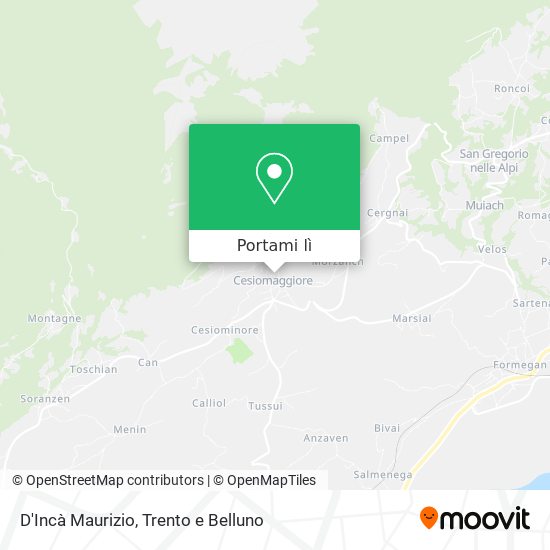 Mappa D'Incà Maurizio