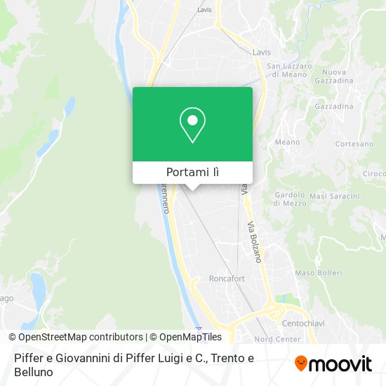 Mappa Piffer e Giovannini di Piffer Luigi e C.