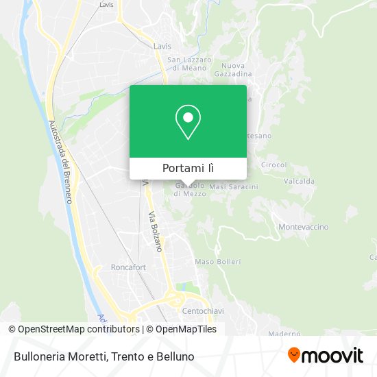 Mappa Bulloneria Moretti