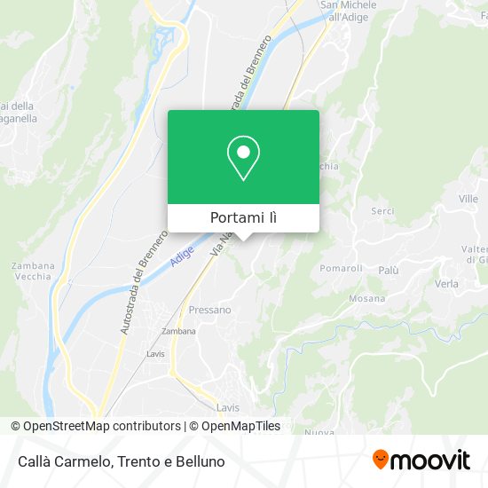 Mappa Callà Carmelo