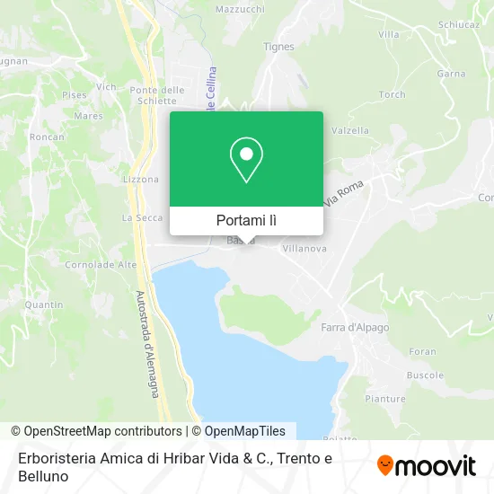 Mappa Erboristeria Amica di Hribar Vida & C.