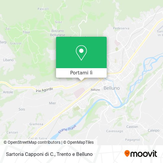 Mappa Sartoria Capponi di C.