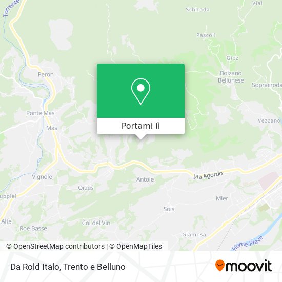 Mappa Da Rold Italo
