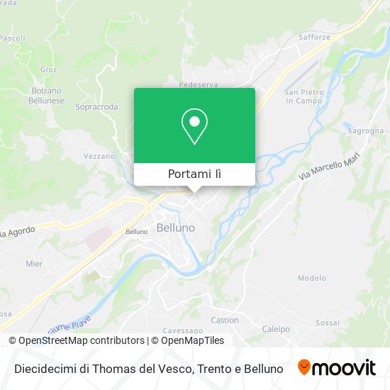 Mappa Diecidecimi di Thomas del Vesco