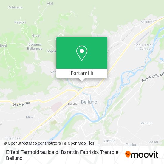 Mappa Effebi Termoidraulica di Barattin Fabrizio