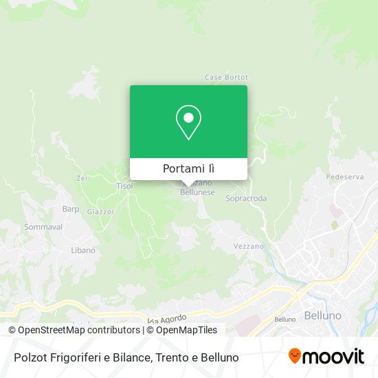 Mappa Polzot Frigoriferi e Bilance