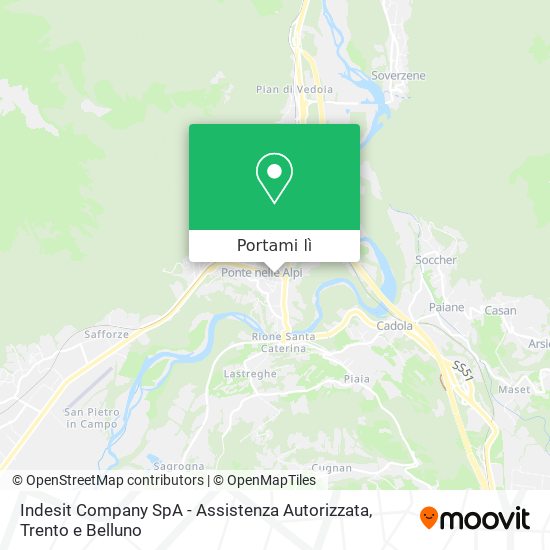Mappa Indesit Company SpA - Assistenza Autorizzata
