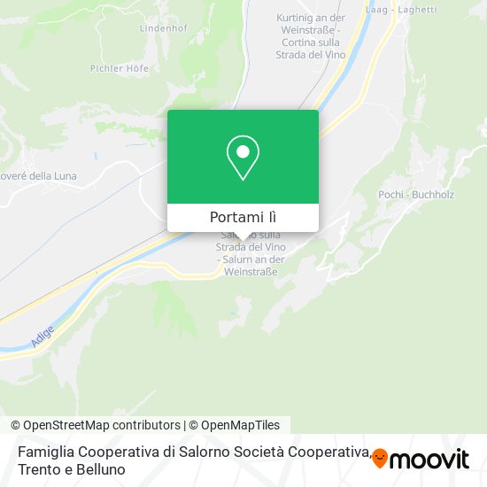 Mappa Famiglia Cooperativa di Salorno Società Cooperativa