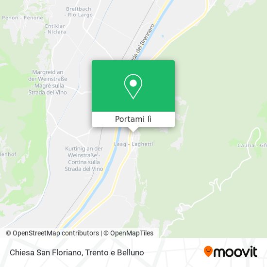 Mappa Chiesa San Floriano