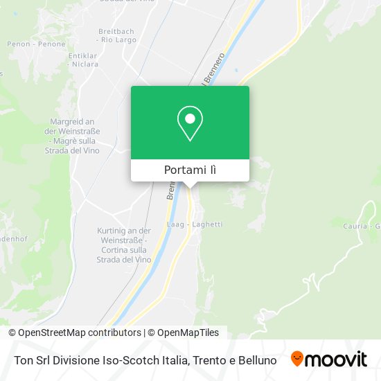 Mappa Ton Srl Divisione Iso-Scotch Italia