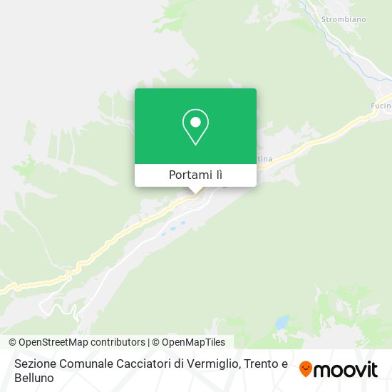 Mappa Sezione Comunale Cacciatori di Vermiglio