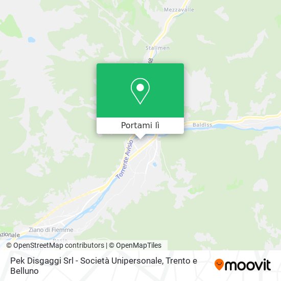 Mappa Pek Disgaggi Srl - Società Unipersonale