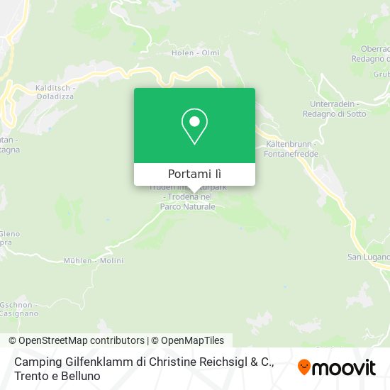 Mappa Camping Gilfenklamm di Christine Reichsigl & C.