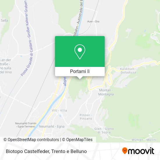 Mappa Biotopo Castelfeder