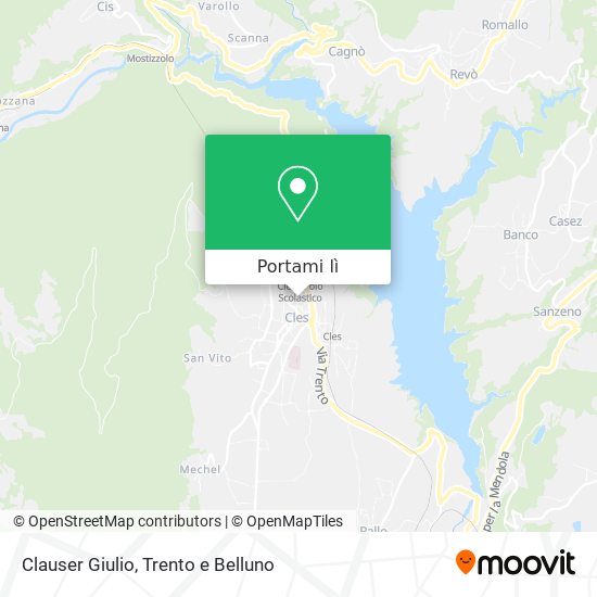 Mappa Clauser Giulio