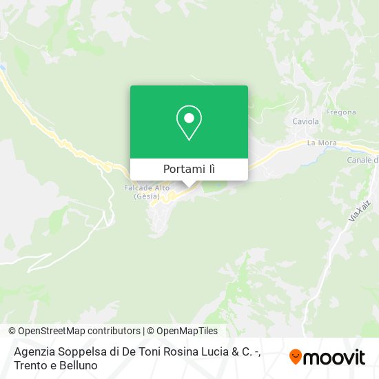 Mappa Agenzia Soppelsa di De Toni Rosina Lucia & C. -