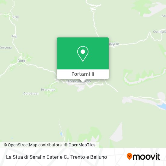 Mappa La Stua di Serafin Ester e C.