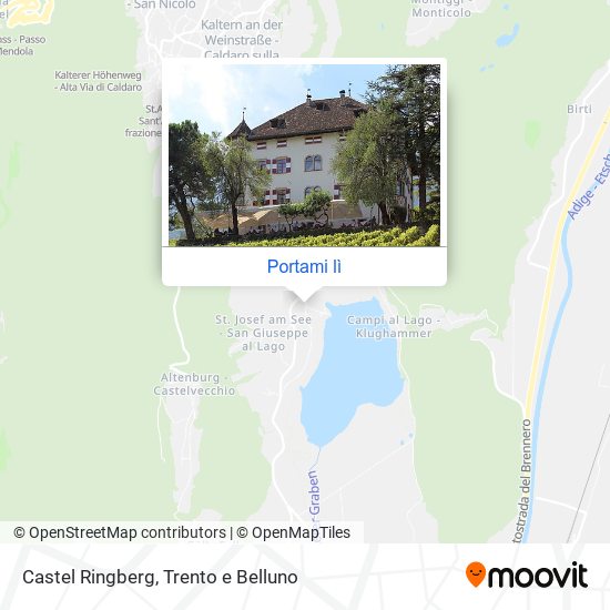 Mappa Castel Ringberg