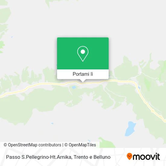 Mappa Passo S.Pellegrino-Ht.Arnika