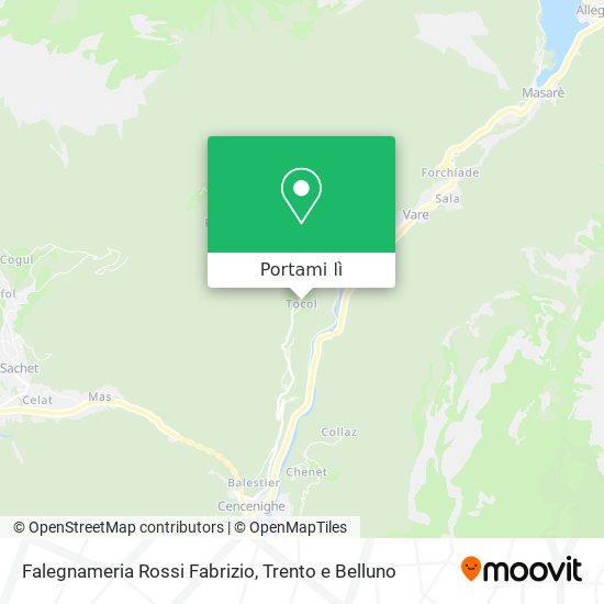 Mappa Falegnameria Rossi Fabrizio