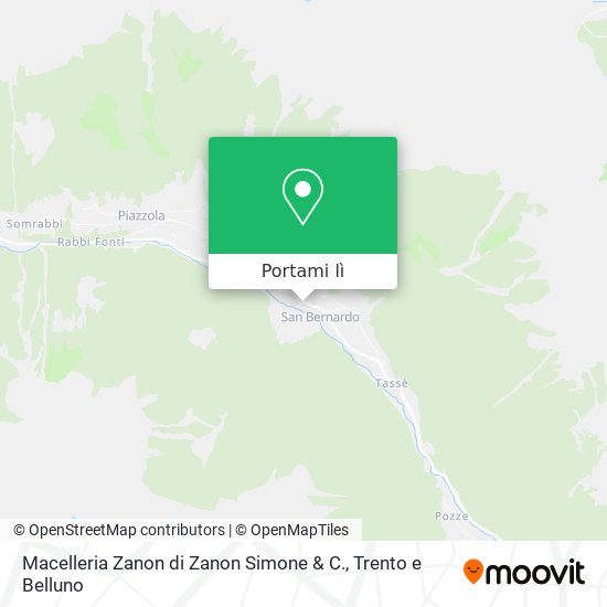 Mappa Macelleria Zanon di Zanon Simone & C.
