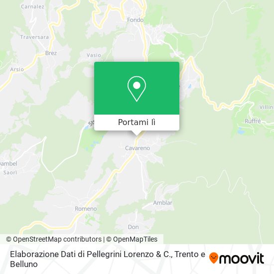 Mappa Elaborazione Dati di Pellegrini Lorenzo & C.