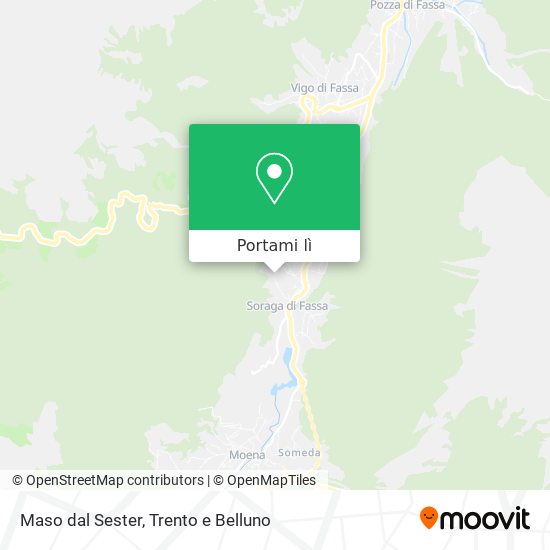 Mappa Maso dal Sester