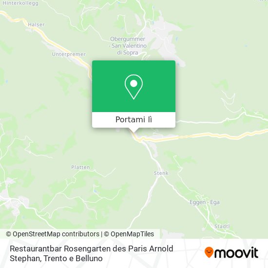 Mappa Restaurantbar Rosengarten des Paris Arnold Stephan