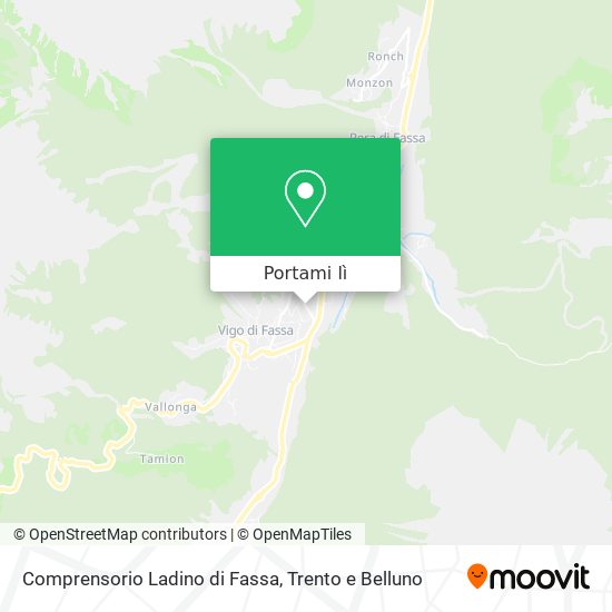 Mappa Comprensorio Ladino di Fassa