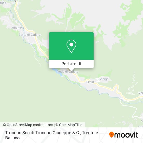 Mappa Troncon Snc di Troncon Giuseppe & C.