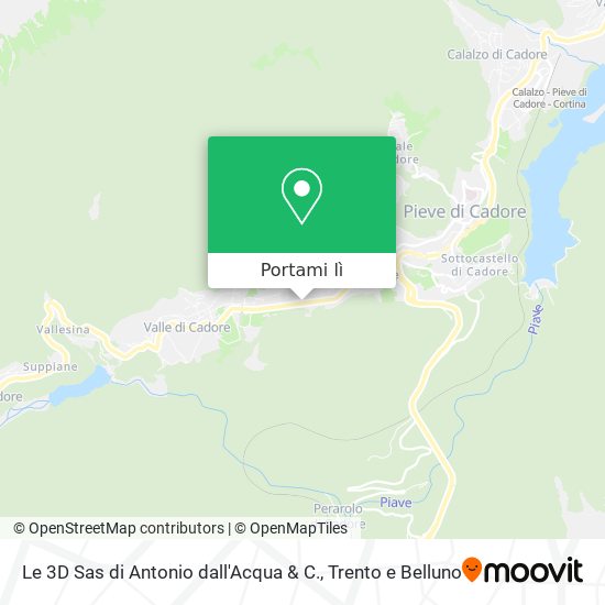 Mappa Le 3D Sas di Antonio dall'Acqua & C.