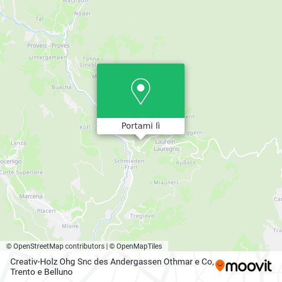 Mappa Creativ-Holz Ohg Snc des Andergassen Othmar e Co